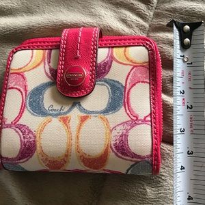 Coach Multi Color Wallet